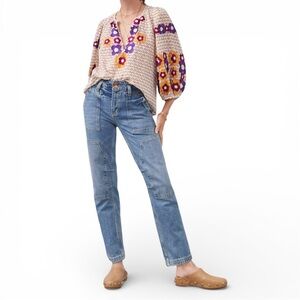 Anthropologie Pilcro The Wanderer Utility Relaxed Fit Jeans Medium